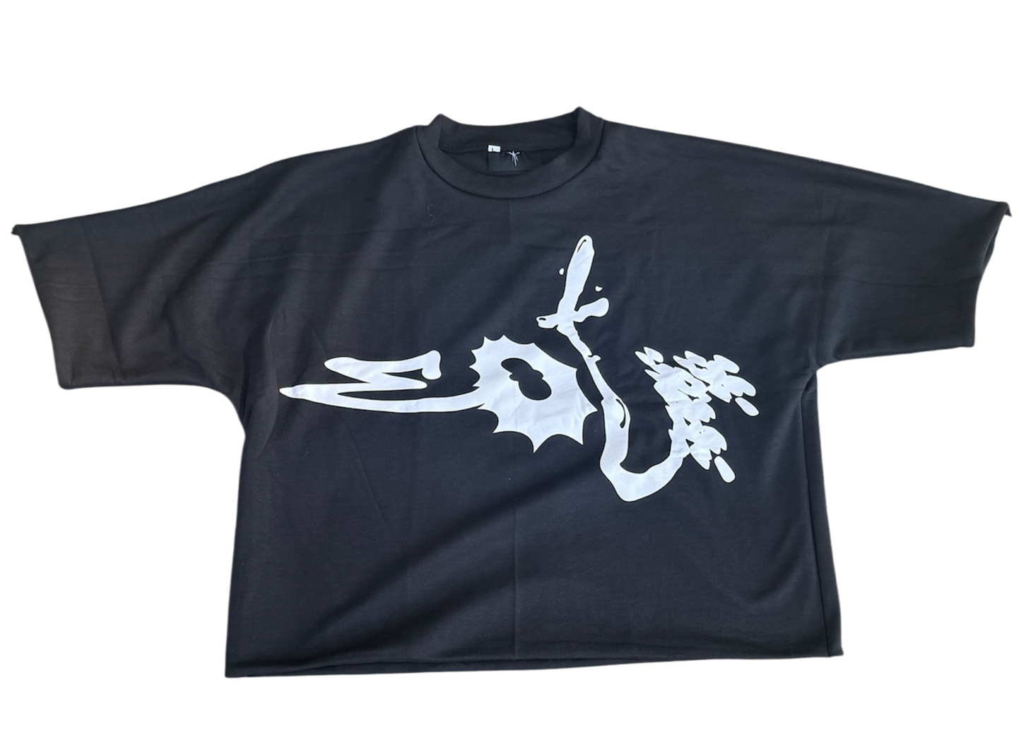 EOTR Oversized Boxed Cropped Shirt